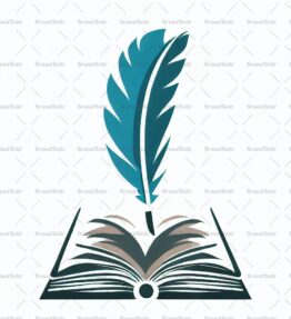 Offenes Buch und Feder